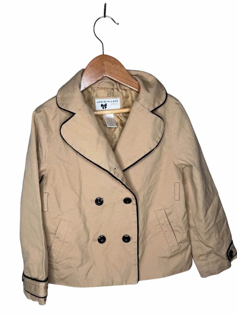 Janie and Jack Girl’s Peacoat
